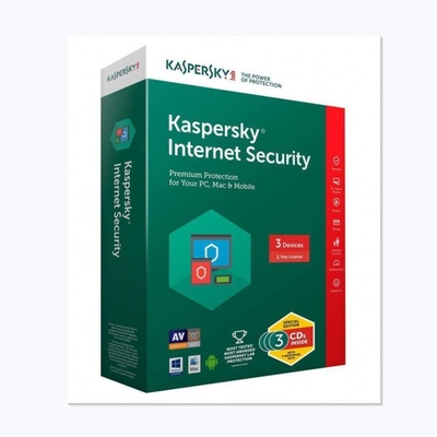 برنامج Kaspersky Internet Security Software 3 أجهزة لمدة عام ملحقات الكمبيوتر