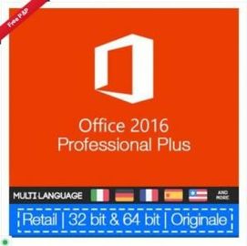 100% Genuine Microsoft Ms Office 2016 Pro Plus Retail Key No Language Limitation