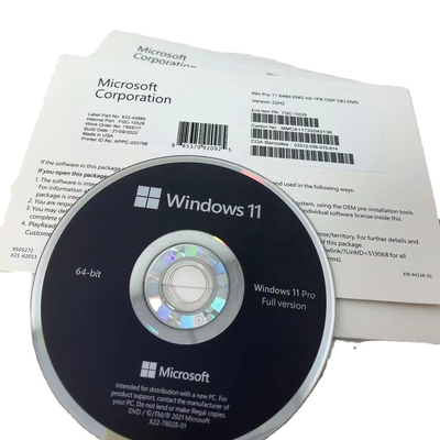 حزمة Windows 11 Pro DVD تعمل بنسبة 100% مع دعم متعدد اللغات وتسليم سريع
