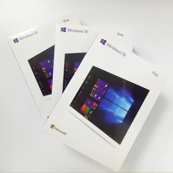 الضمان مدى الحياة Windows 10 Professional Box Box Package Retail Retail 1GHz Processor