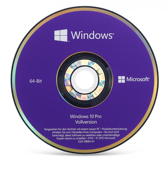 Flash Drive Windows 10 Pro OEM متعدد اللغات شريك Microsoft معتمد مع DVD Win 10 Pro
