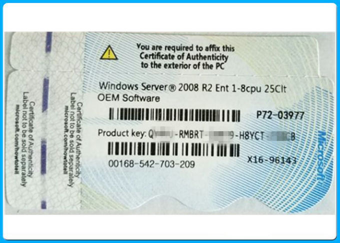 البرامج الأصلية Microsoft Windows Server 2008 ، Windows Server 2008 OEM Key