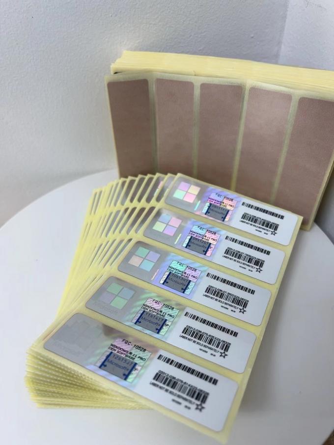 Windows 11 Pro Coa Sticker عالمي التنشيط عبر الإنترنت ضمان مدى الحياة فوز 11 Pro KeyPo 3