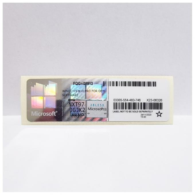 Win 10 Win 11 المهنية Win 10 Win 11 برو COA ملصق مفتاح التجزئة 6 أشهر الضمان 1